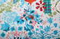 Preview: Designer- Baumwollstoff Prairie White (10 cm)